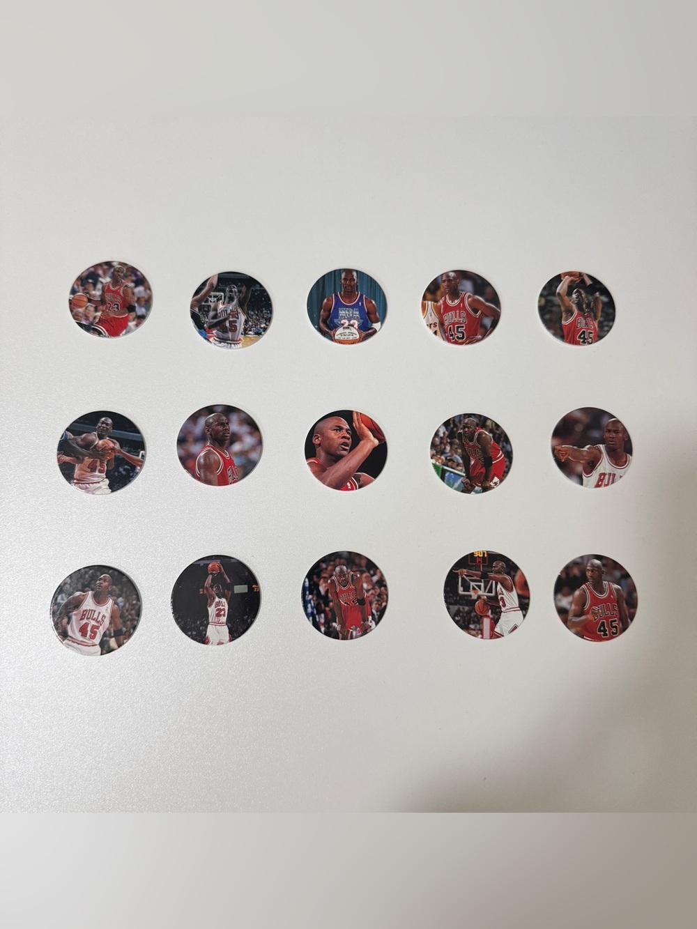 Michael Jordan Pog Set for Collectors 15 pogs